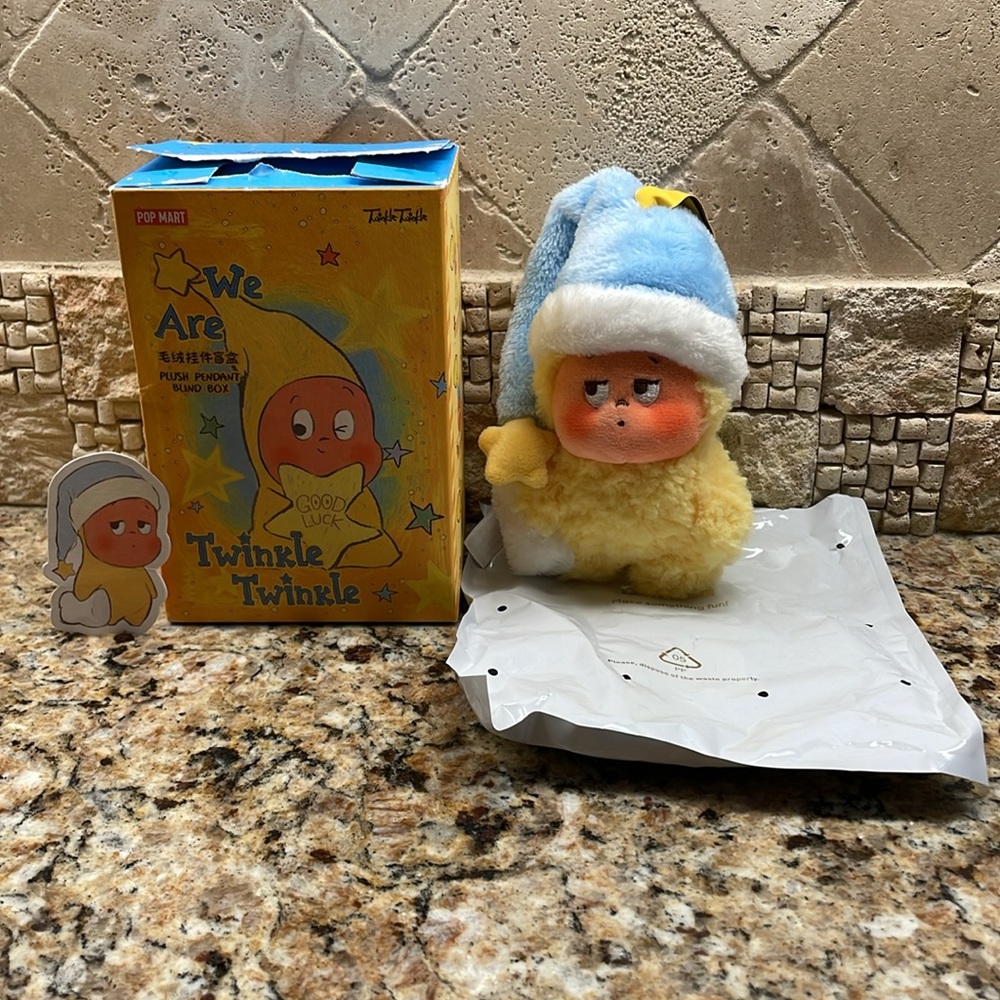 POPMART “Little Yawn” - Twinkle Twinkle Plush Pendant!